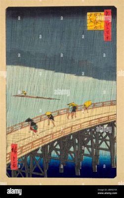 Die Brücke über die Shin-Ohashi-Brücke: Eine Meisterhafte Darstellung von Licht und Bewegung im Edo-Japan