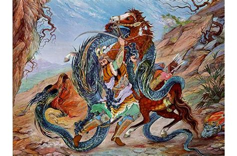 Die Shahnameh von Taher Maqsum: Eine Ode an die Helden der persischen Mythologie!